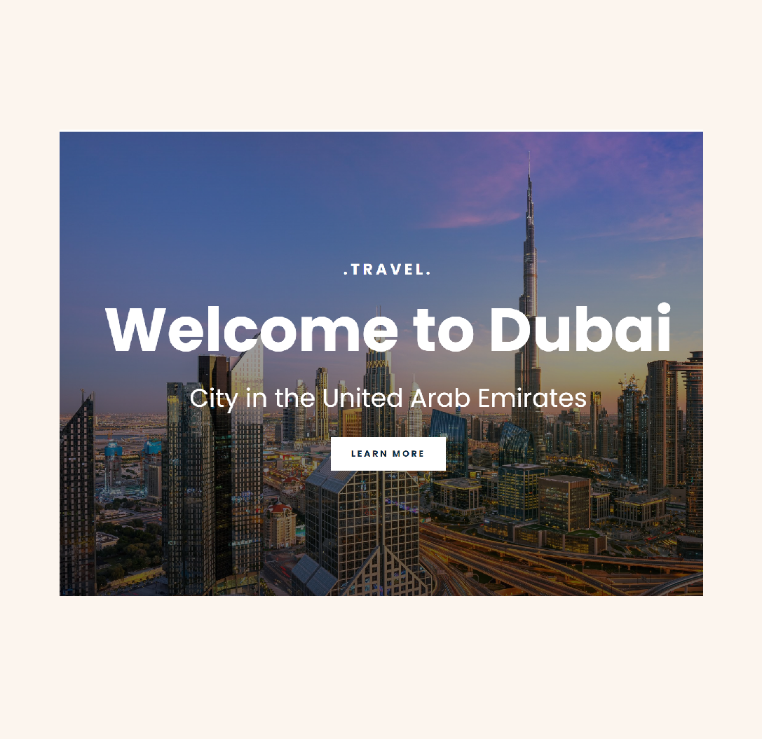 Dubai travel project image